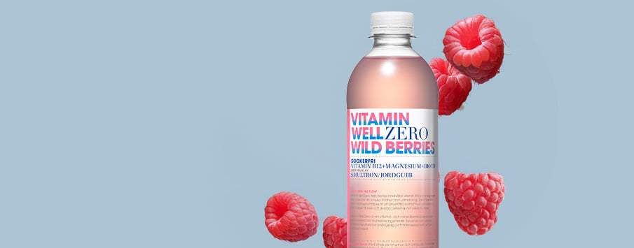 Vitamin Well Med smak av Wild Berries